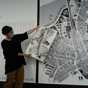 展示された地図は、配布もされています。