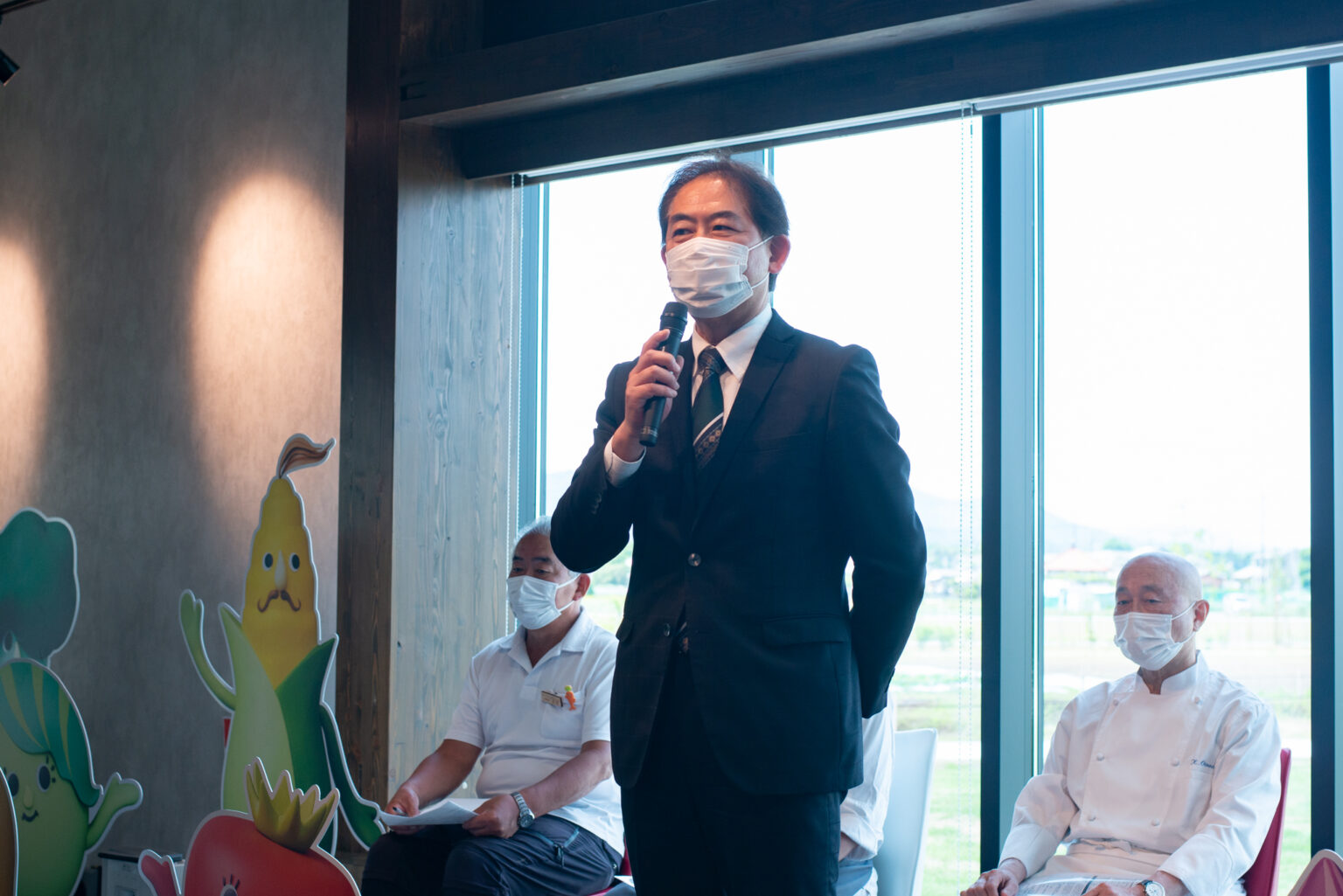 〈キユーピー〉執行役員 広報担当 兼 グループ総務統括であり、「深谷テラスプロジェクト」の担当でもある森 佳光さん。