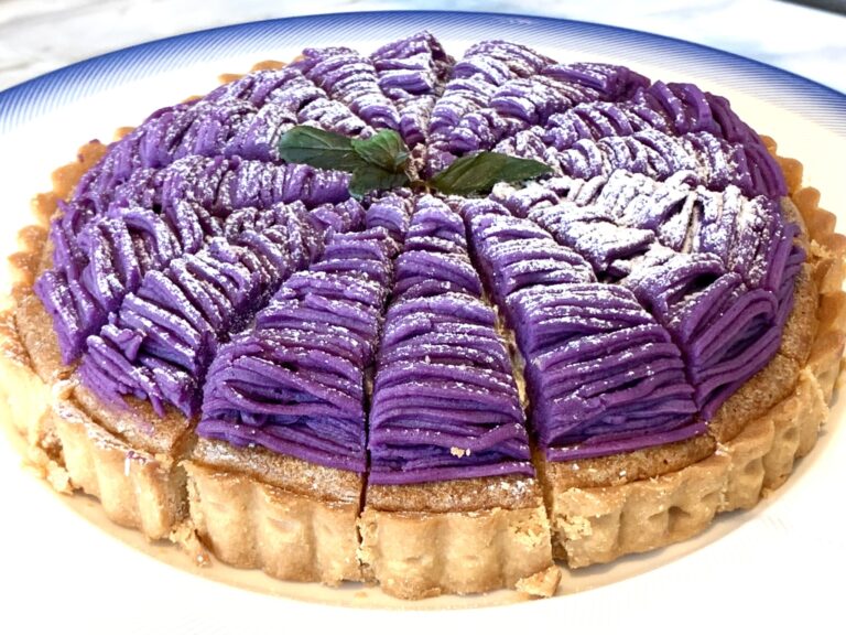 「紫芋モンブラン」。