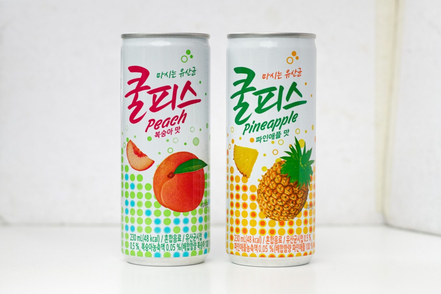 韓国で飲む乳酸菌として人気のジュース。1缶390円。
