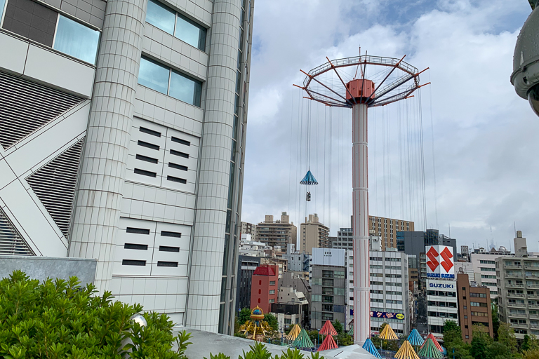 アトラクションを眺められるのも〈東京ドームホテル〉らしさ。