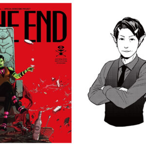 松尾さんがキャラクターになったマンガ『THE END』。