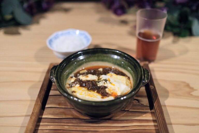 「麻婆豆腐」。