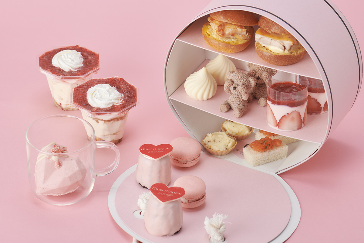 〈Ginger Garden AOYAMA〉のPINK VALENTINE and WHITE DAY AFTERNOON TEA
