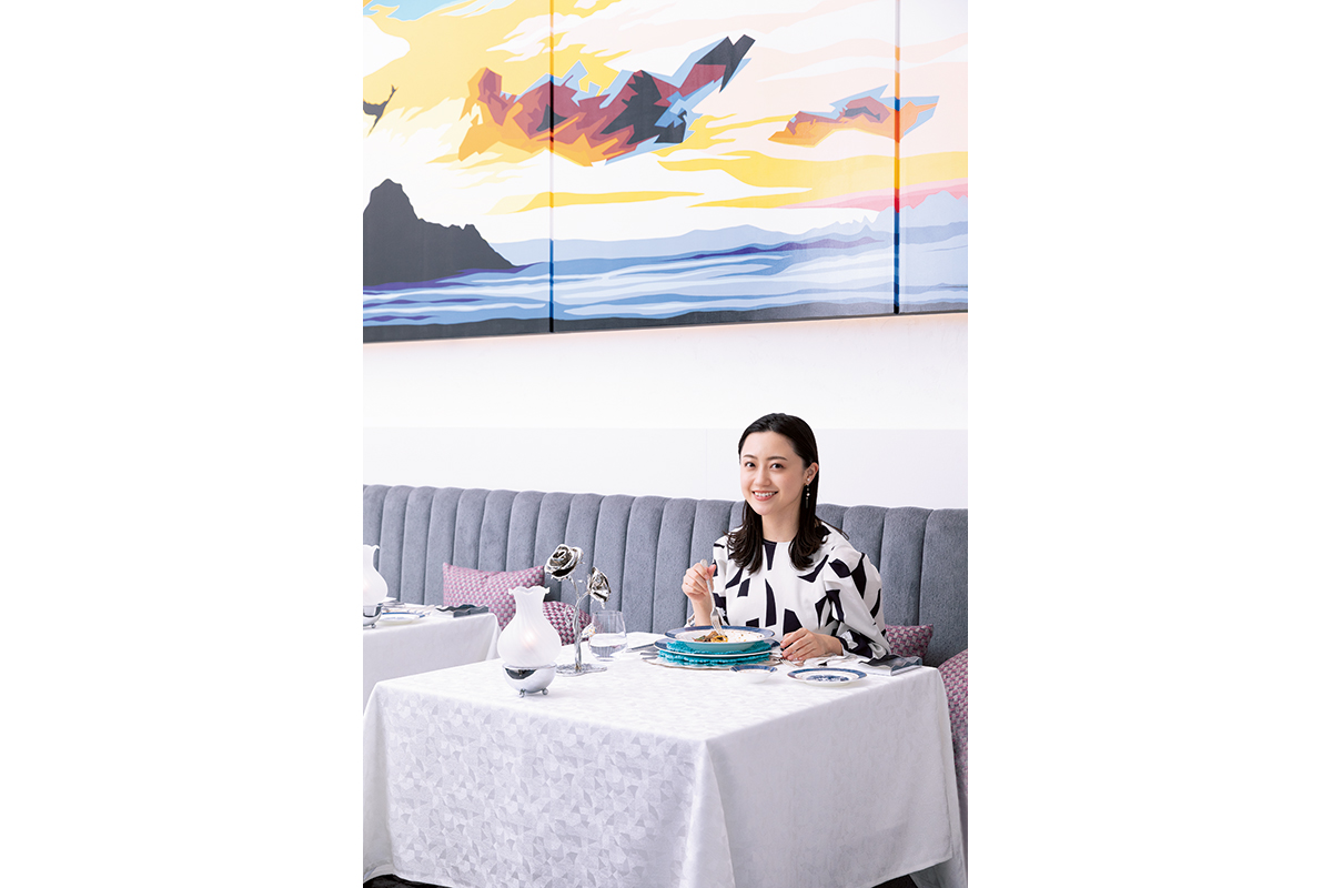 小林さん「美しい料理と空間に上質さを感じます」