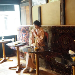 和と洋を感じられる、新しいカタチのカフェ〈トリバコーヒー〉｜モデル・本山順子