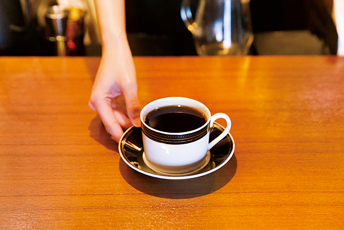 3.ブレンド「喫茶店のコーヒー」650円。