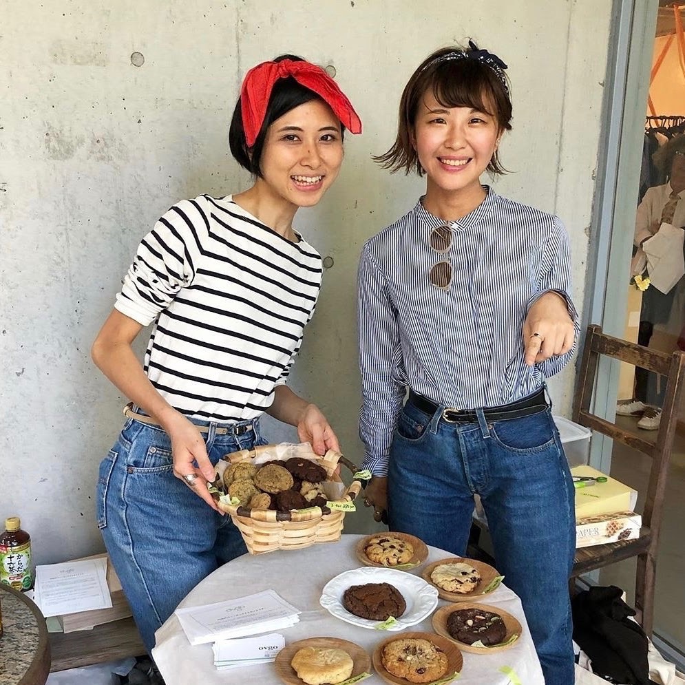 2019年、創業メンバーの一人とフリーマーケットで初めて手作りクッキーを販売。