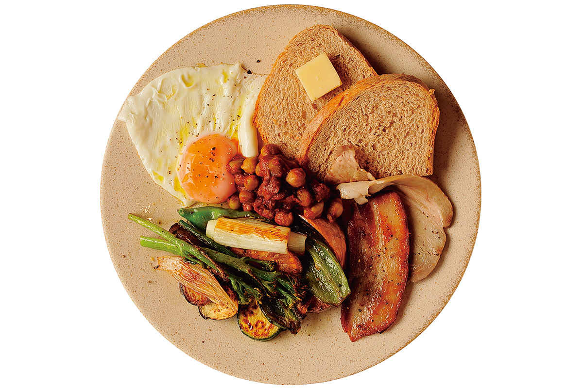 オーストラリアの定番朝食、ブレックファーストフルオージー1,480円。