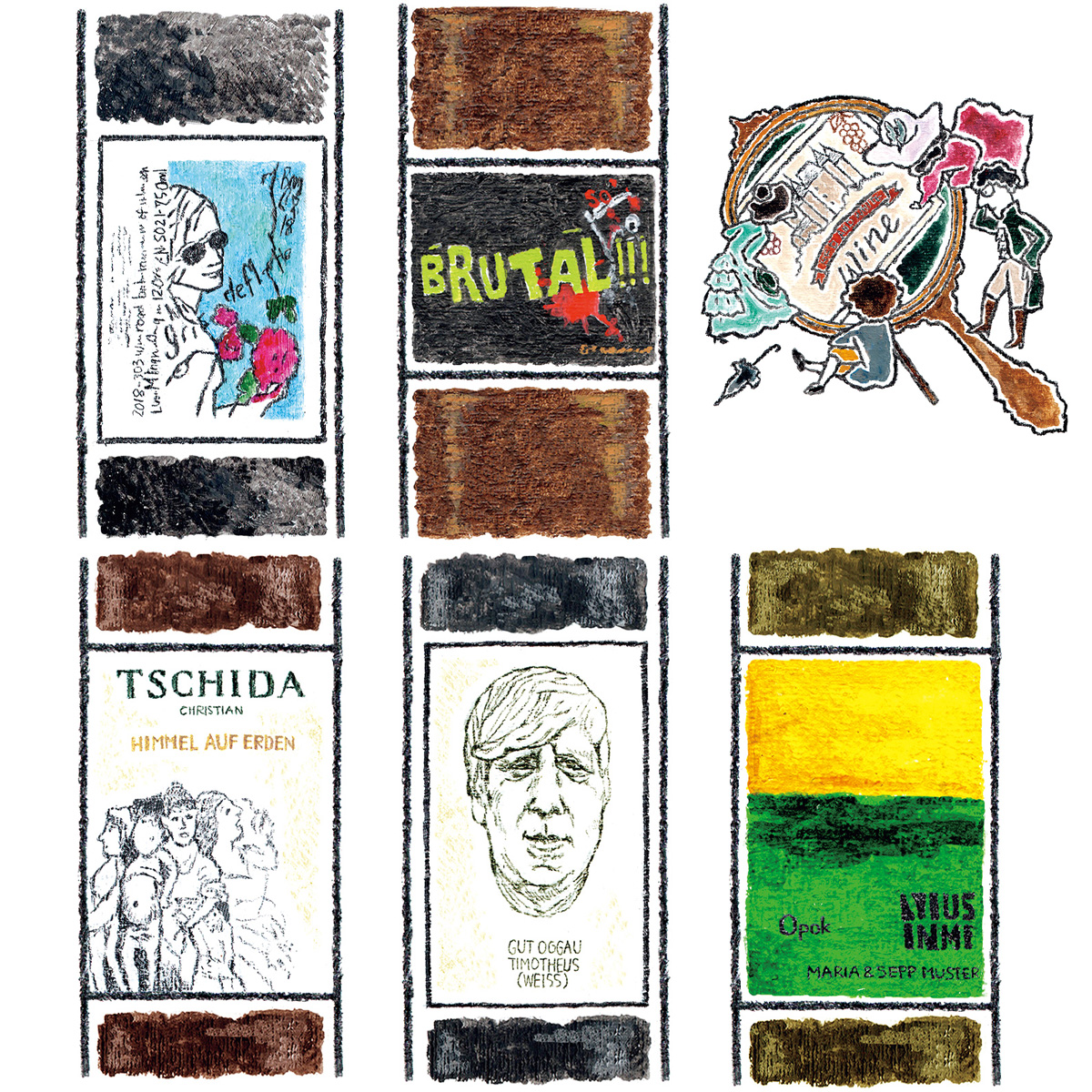 ラベルはワインの履歴書ですジャケ買いしたくなる世界のワイン