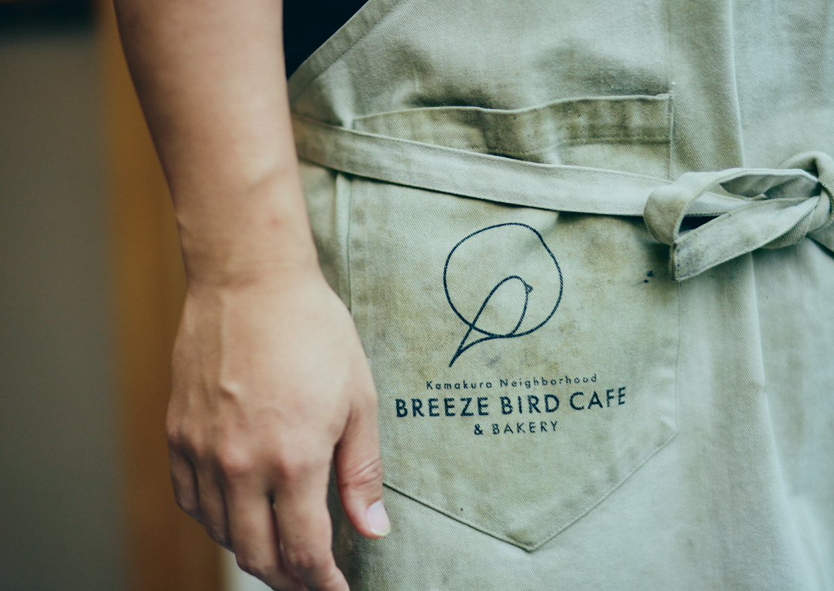 鎌倉〈BREEZE BIRD CAFE & BAKERY〉のエプロン