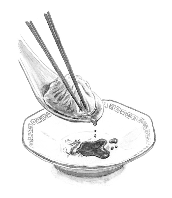 2010 取り皿を替えずに中華を愉しむ、藤井隆流フードクリエイト術。中華のコース料理を食べ慣れてきた頃、こっそり編み出したアイデア。取り皿を替えずに、気に入った餡を次の料理にも合わせて愉しむフードクリエイト術。