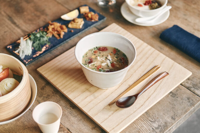 金沢のホテル〈香林居〉の朝食…