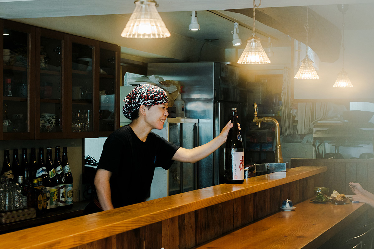 鎌倉の居酒屋おおはまの女将さん