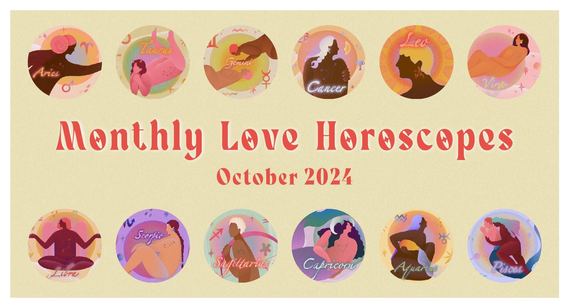 【12星座別】Monthly Love Horoscopes October 2024