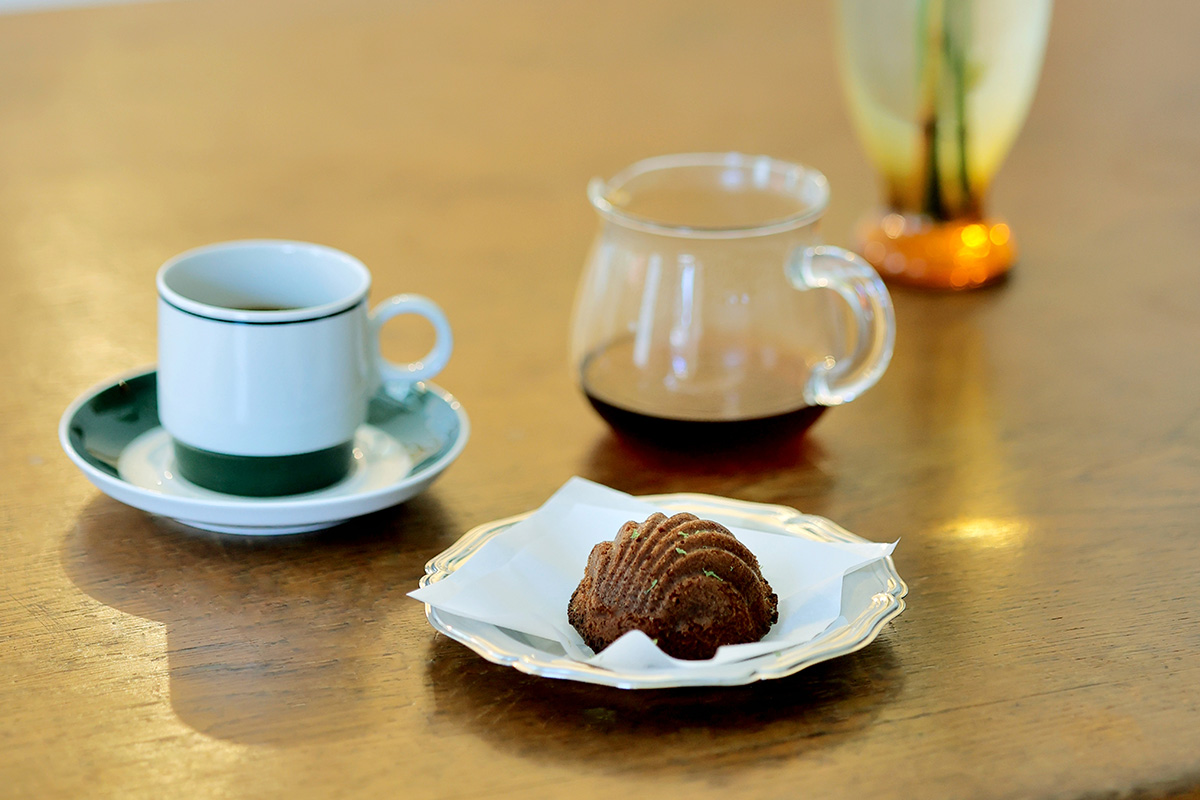 京都　シテのコーヒーやお菓子