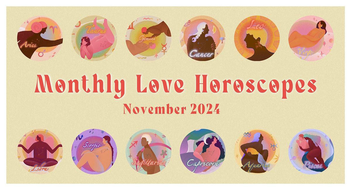 【12星座別】Monthly Love Horoscopes November 2024