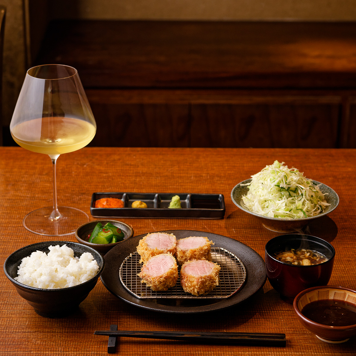 とんかつ ここまでやるか。の定食