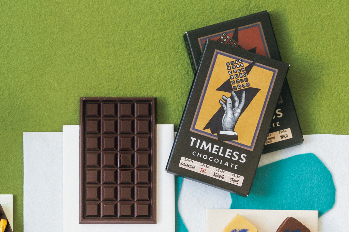 〈TIMELESS CHOCOLATE〉のラッピング済みチョコレート4種類セット