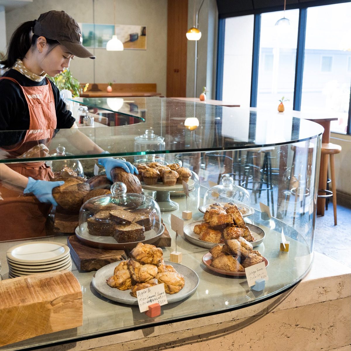 日本橋のParklet Nihonbashiの店内