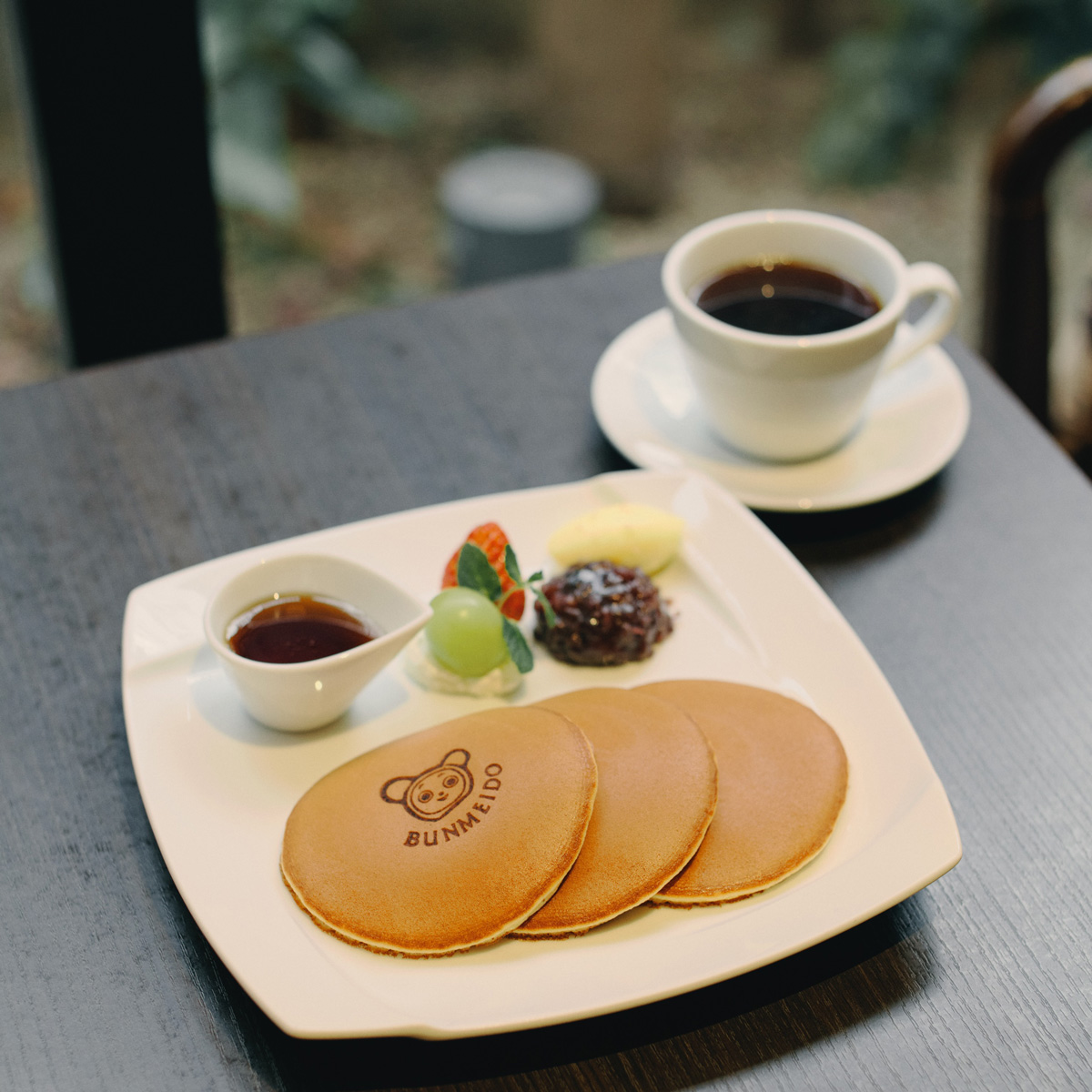 日本橋のBUNMEIDO CAFEのパンケーキ