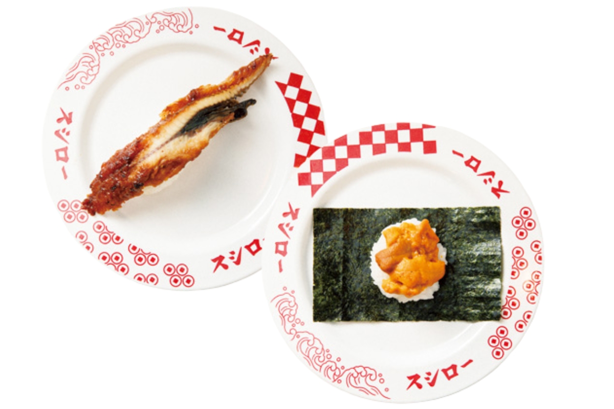 スシロー未来型万博店のお寿司