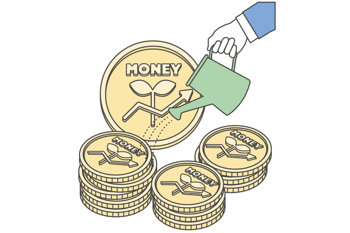 投資のイメージイラスト