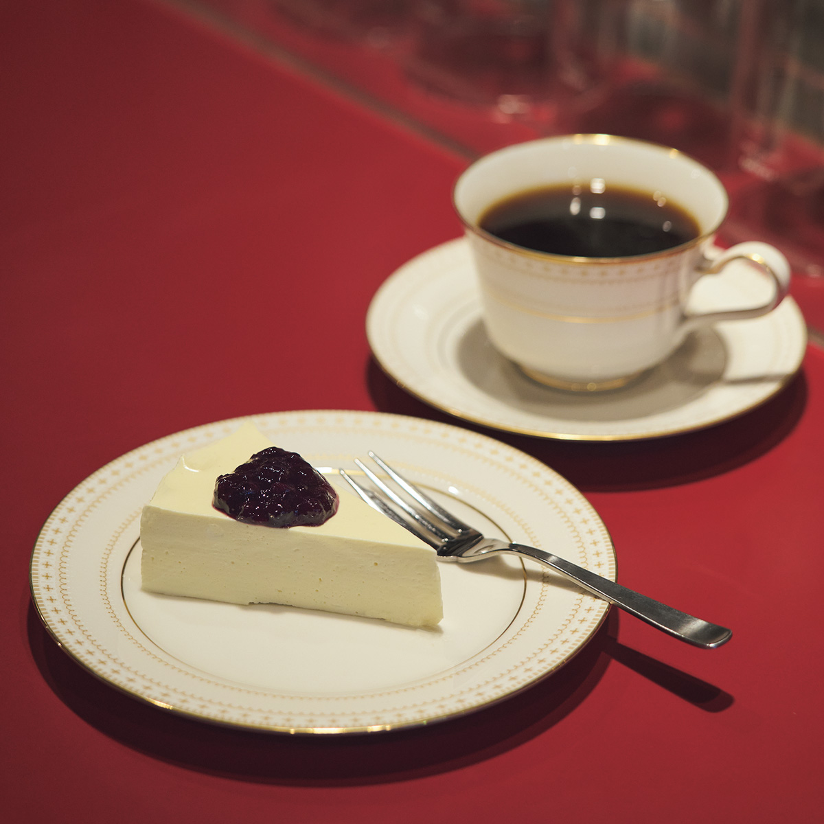 【目黒】〈コーヒーの店 ドゥー〉のチーズケーキ