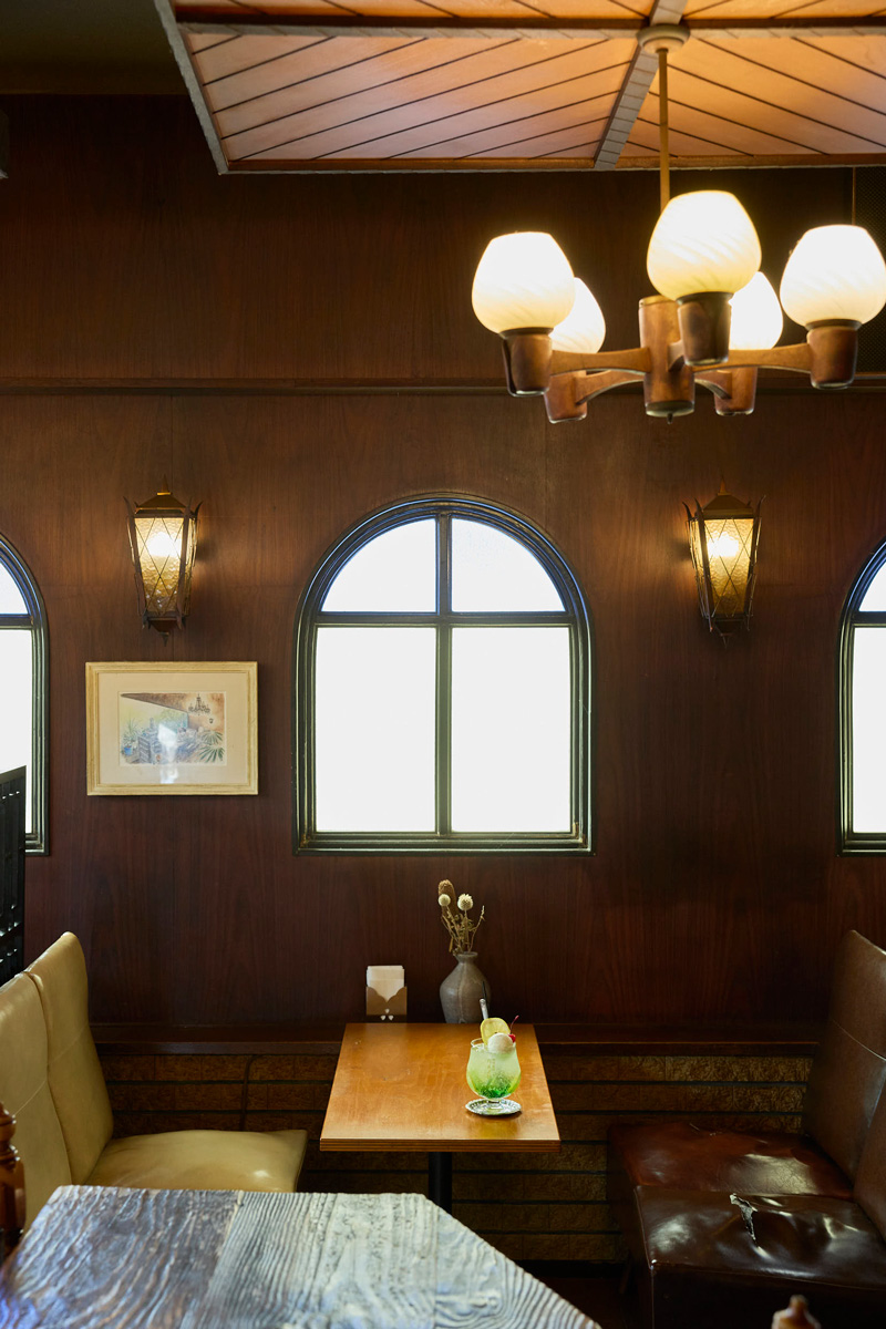 松本市の珈琲茶房 かめのやのメロンブローと