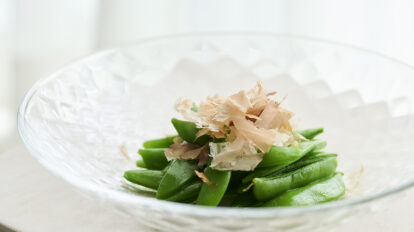 【シャキシャキ食感がたまらん！】漬けるだけのスナップエンドウレシピ