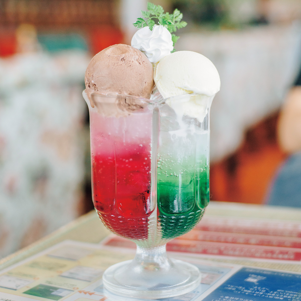 【香川県】〈喫茶カフェ テリア〉クリームソーダ