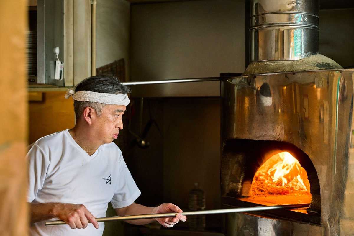 ピッツェリア〈シシリヤ〉のピザ窯