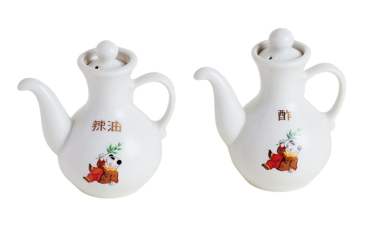 中華街 照宝の辣油入れ&酢入れ