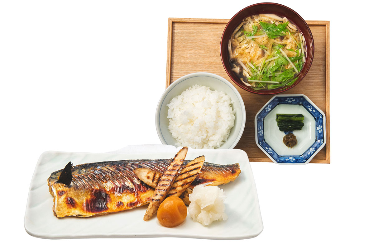 〈小布施 寄り付き料理 蔵部 銀座〉の焼きおにぎり茶漬け 前菜3種盛り