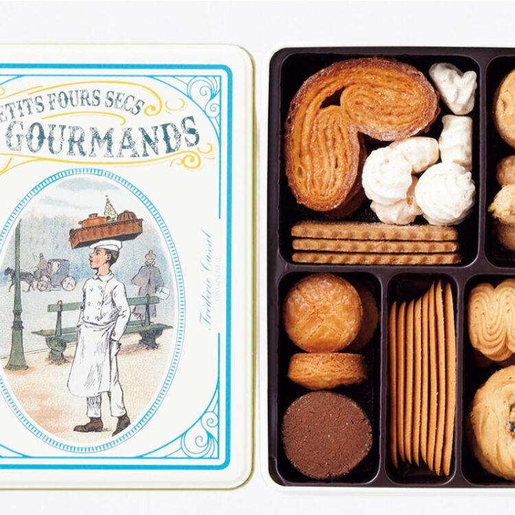 ピンクの缶の予約制クッキー。〈山本道子の店〉 の「マーブル