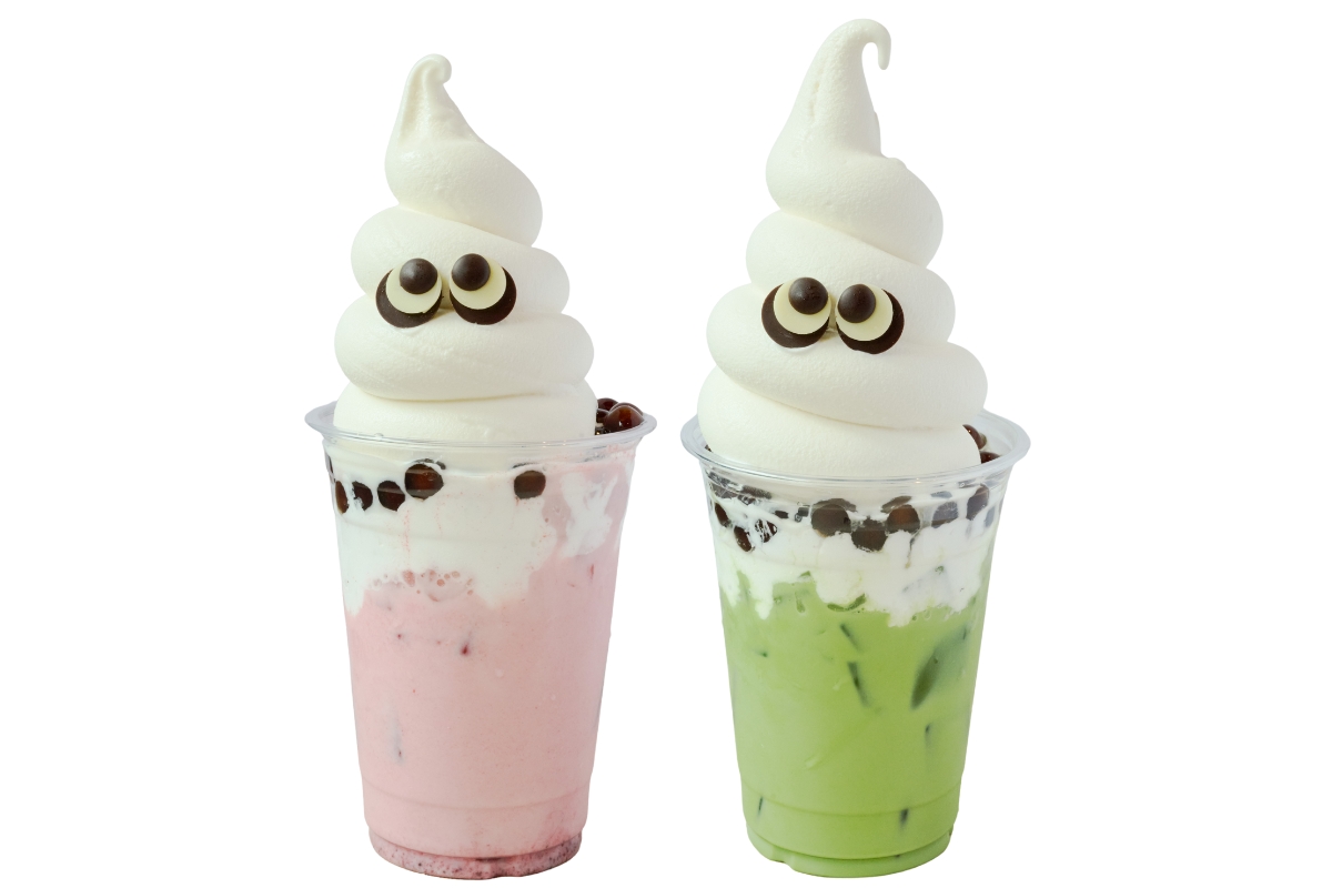 〈台湾蘭丹茶房〉のキョロ目タピオカドリンク