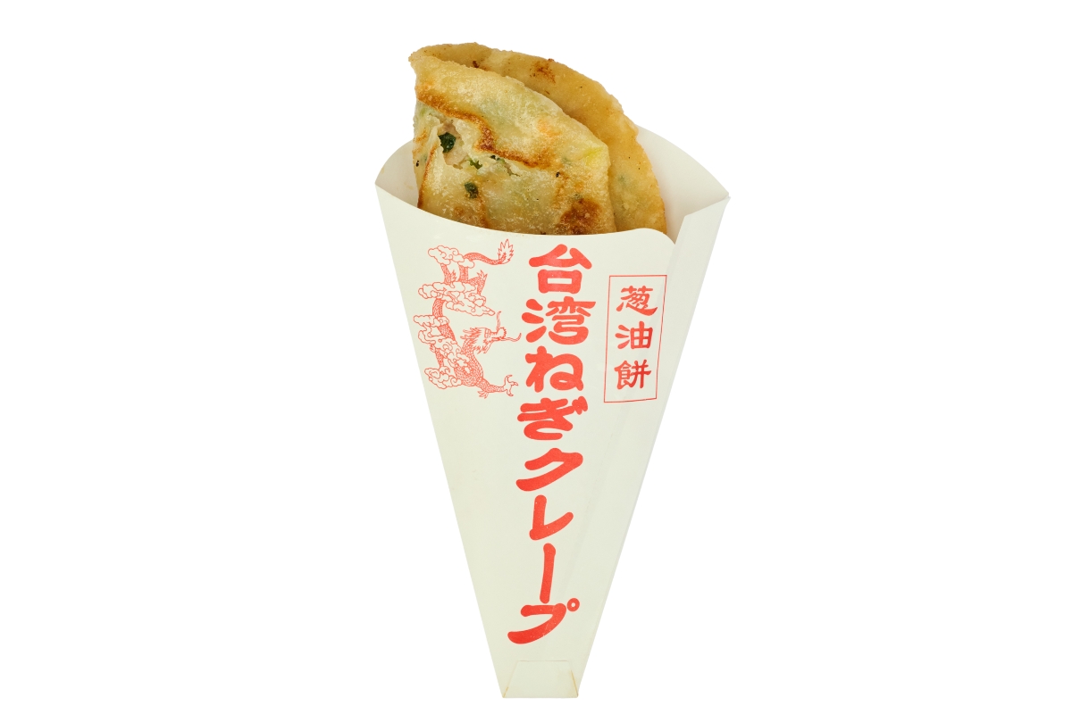 〈江戸清〉の台湾ねぎクレープ