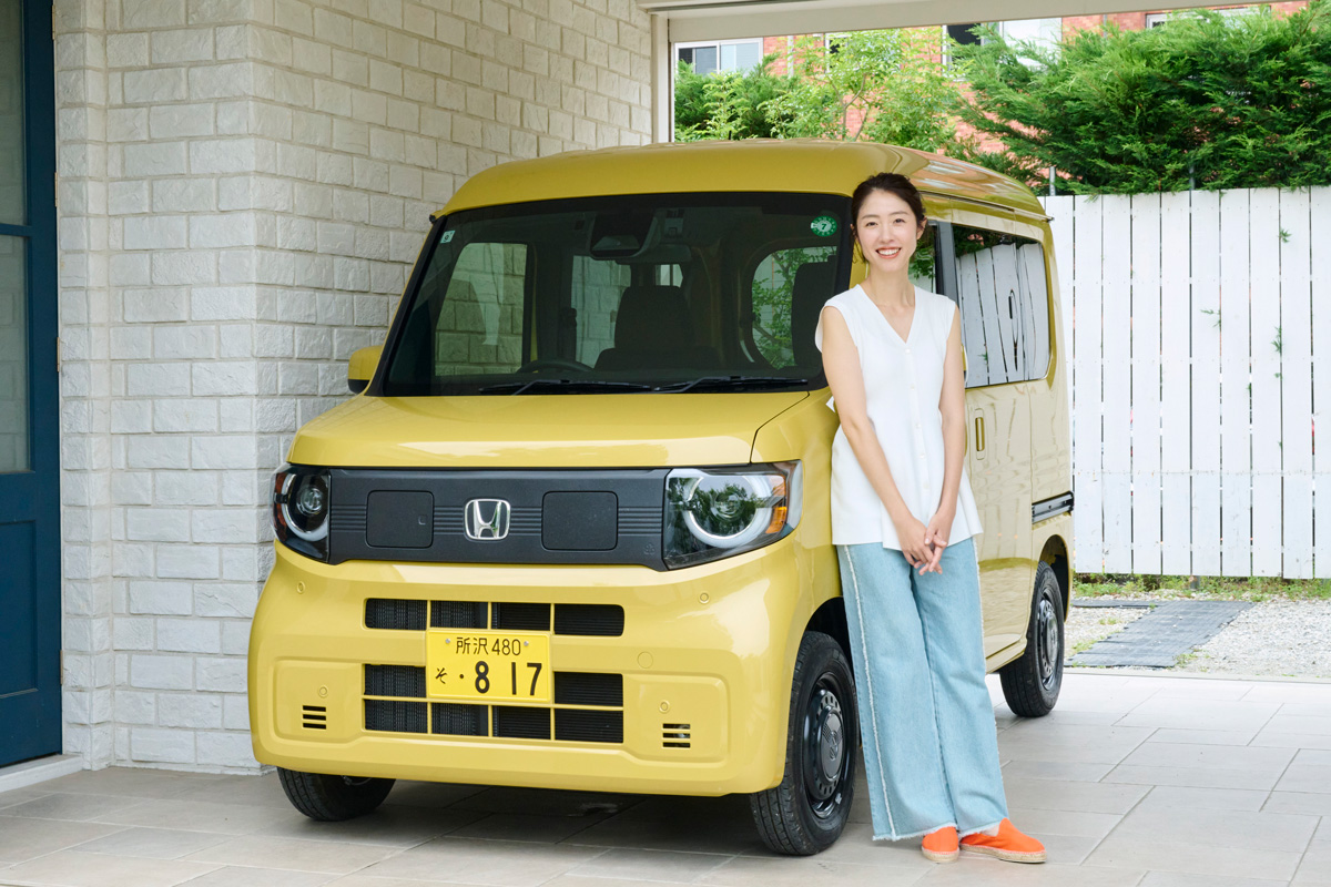 災害時でも電力が使えて、車内スペースも広々。HondaのN-VAN e: で、「もしも!」の時に安心を。