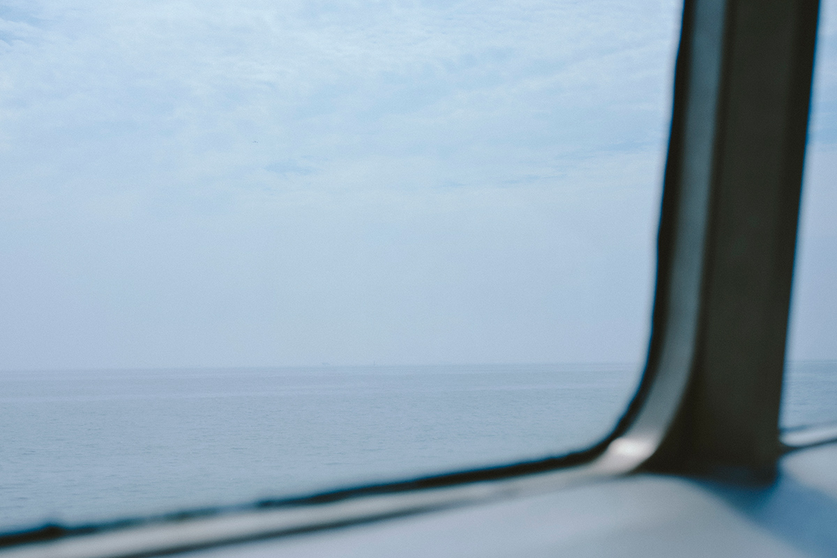 ジェット船から見る海