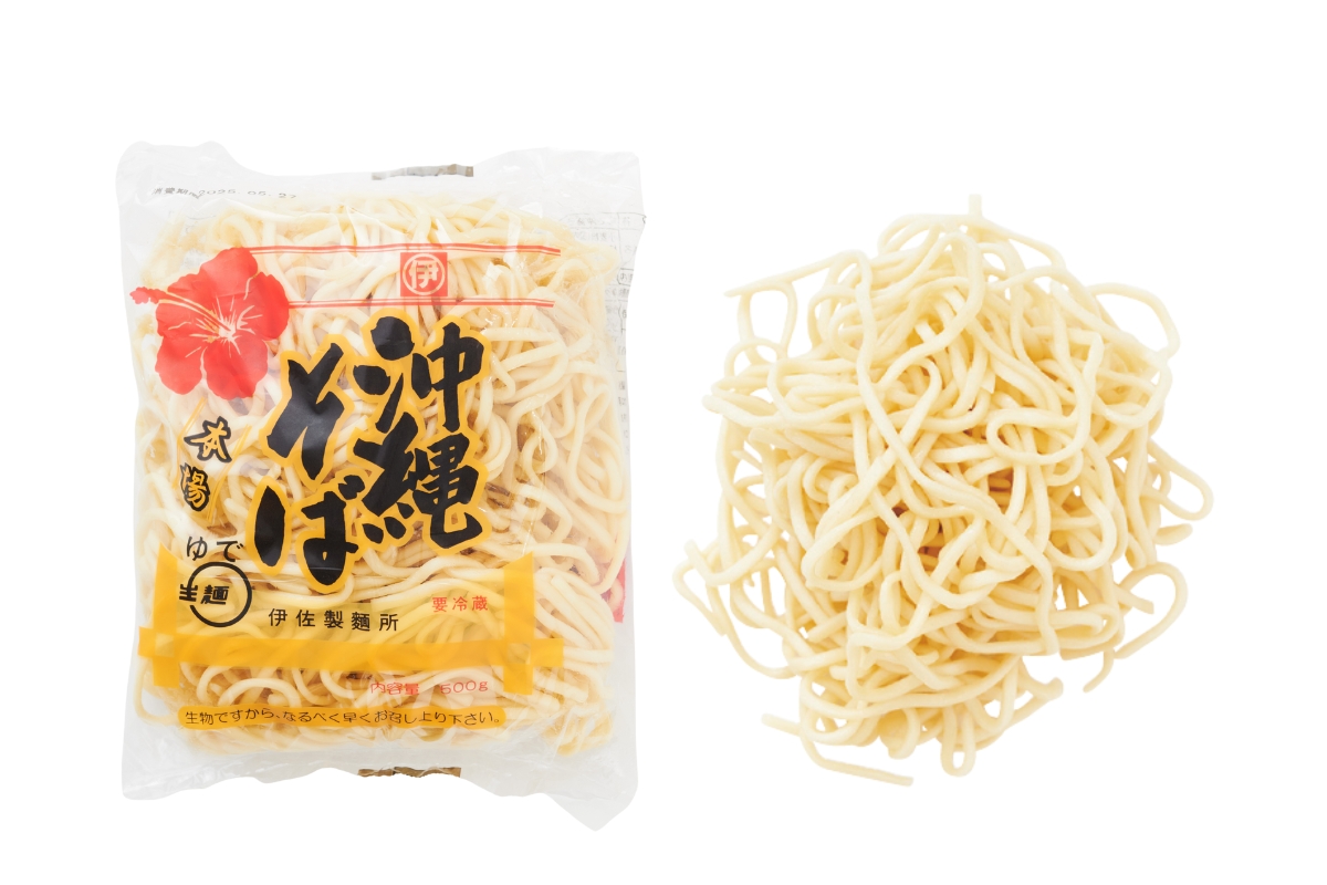 沖縄そばの麺の種類中太ストレート麺