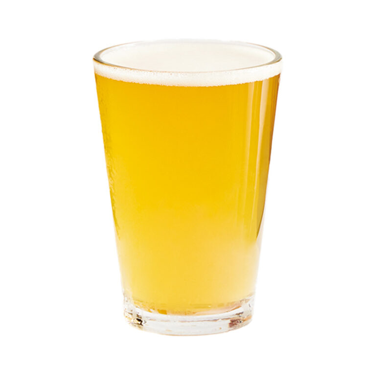 「志賀高原ビール」樽生専用の「DPA」1/2パイント930円。