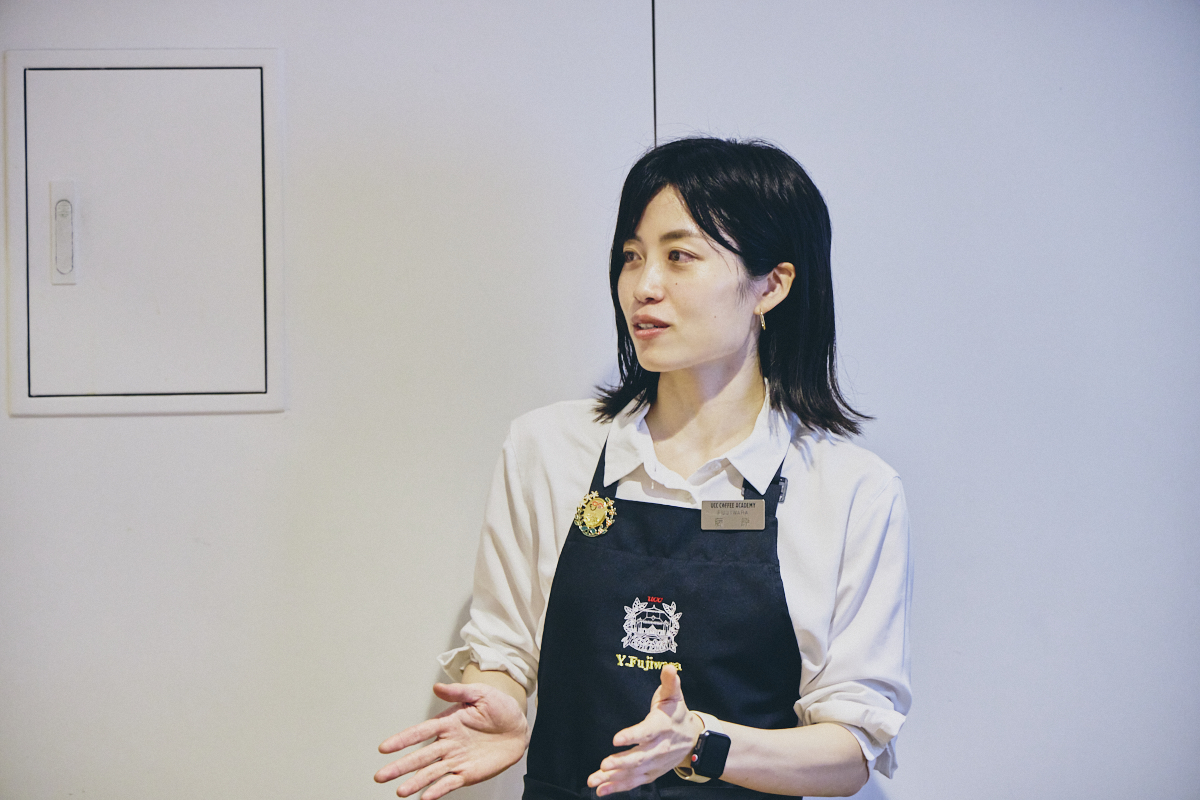 〈UCCコーヒーアカデミー 東京〉講師藤原由さん