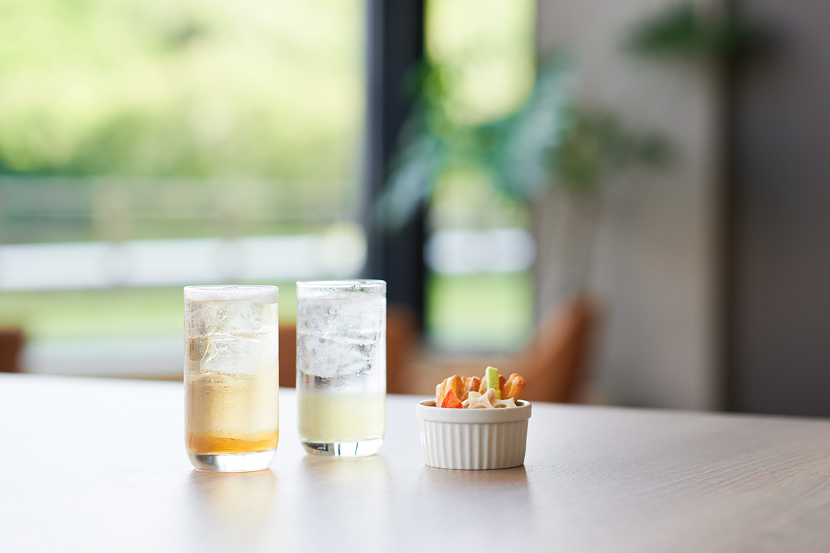 グランドメルキュール和歌山みなべリゾート&スパのウェルカムドリンク