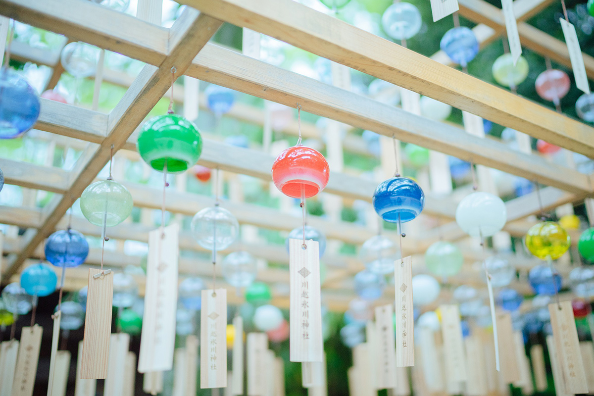 川越氷川神社の「縁むすび風鈴」