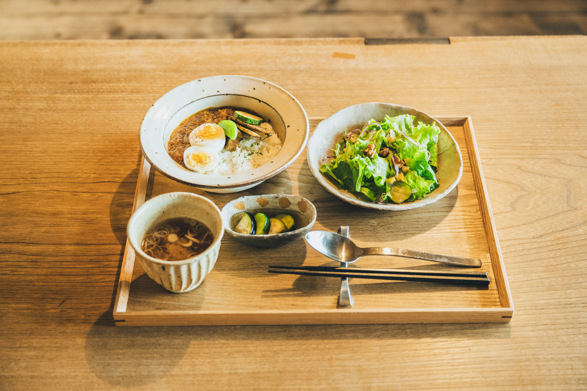 青森県八戸市の植物屋ARAYAのカレーセット