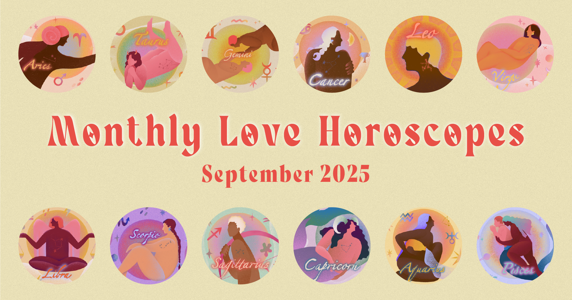 【12星座別】Monthly Love Horoscopes September 2025