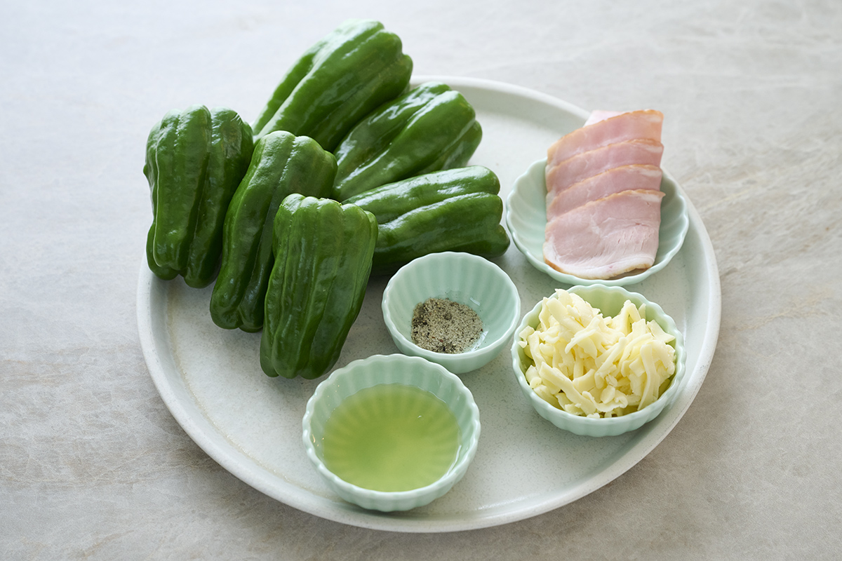 ピーマンを使った簡単レシピの材料