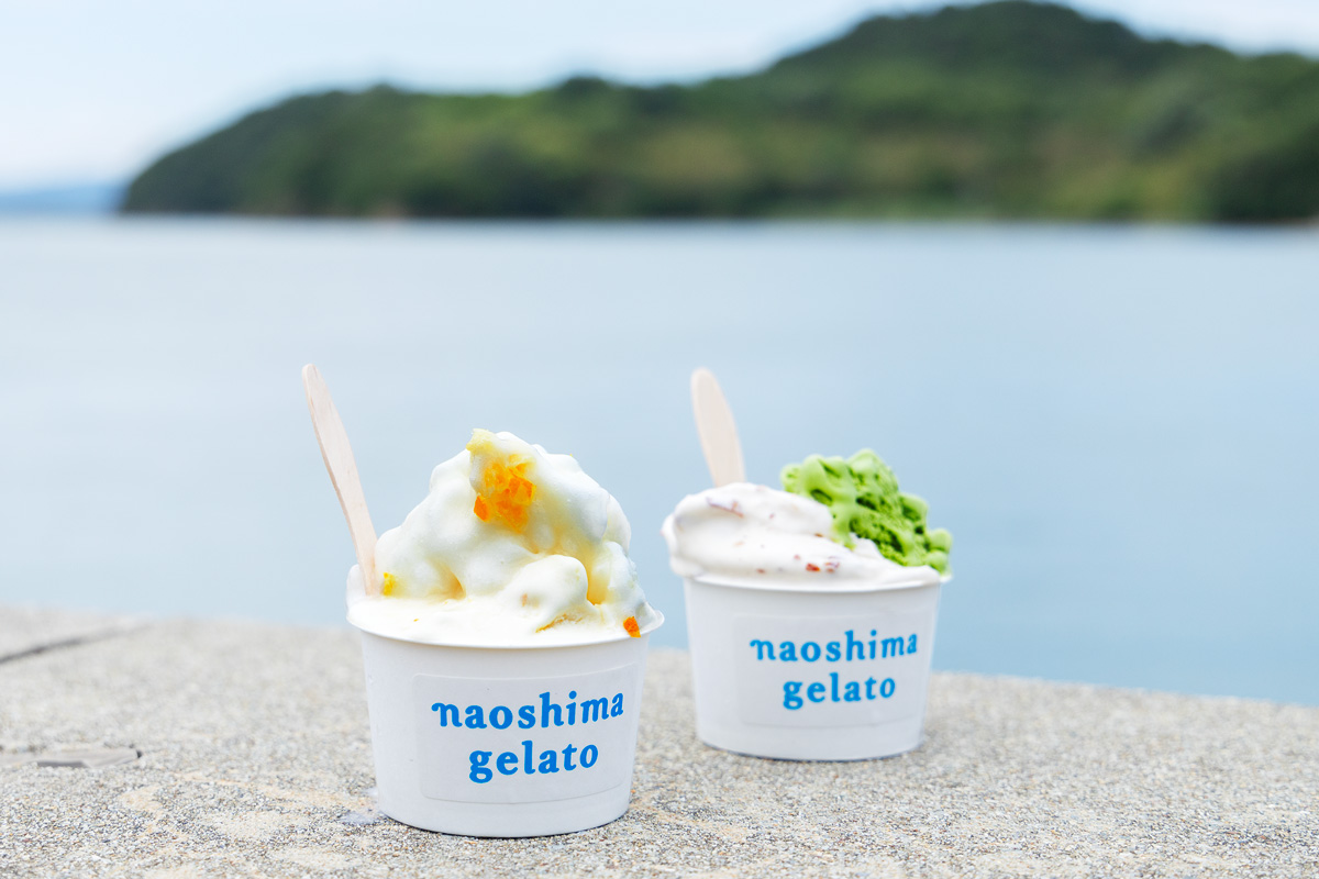 naoshima gelato。ナオシマジェラート