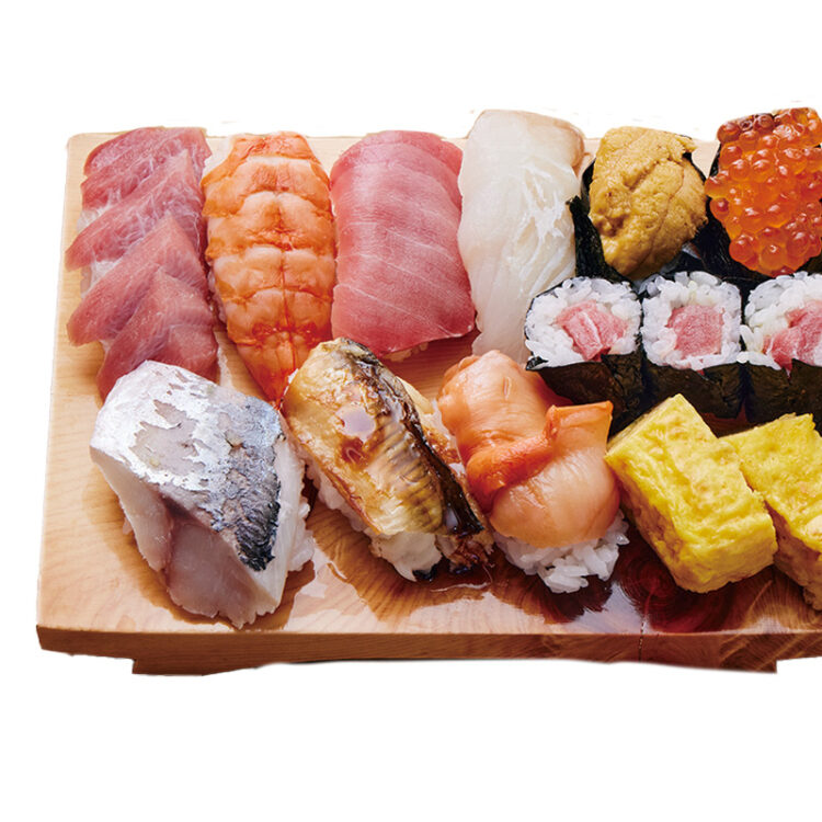 特上寿司3,000円。あふれんばかりの大ぶりのネタとシャリは、味も量もお値段以上！