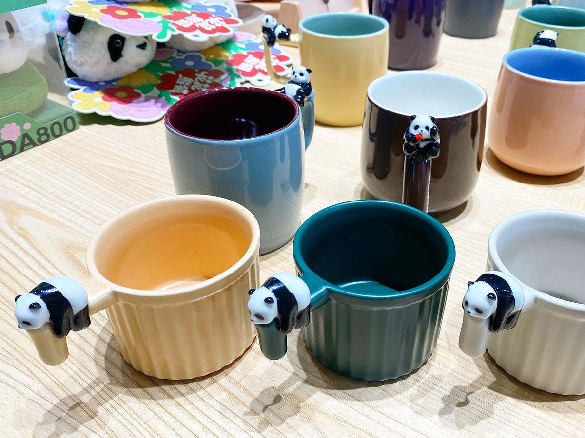 成都ジャイアントパンダ繁殖研究基地のお土産コーナー